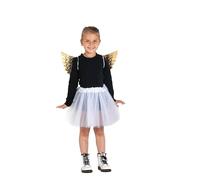 Ciao- Kit Travestimento Angelo Angioletto (Ali, Gonna Tulle), Colore Bianco/Oro, 31585