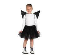 Ciao- Kit Travestimento Angelo Nero (Ali, Gonna Tulle)