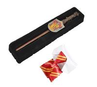 Ciao- Bacchetta Harry Potter (30cm) con Cravatta e Stemma Gryffindor in giftbox, Colore Marrone, Taglia Unica, 31416