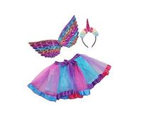 Ciao-Kit Travestimento Moonshine Unicorn (Gonna Tutu, Ali, Cerchietto con Corno), Multicolor, 20516