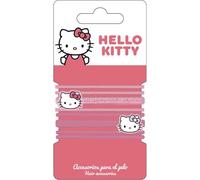 Ciao Kitty 8 pezzi elastici per capelli per ragazze | giarrettiere decorative per bambini rosa con disegni ufficiali Sanrio