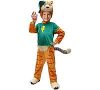 Ciao-Lampo Gattino 44 Gatti Costume Bambino (Taglia 3-4 Anni), Colore Marrone, Blu, 11238.3-4