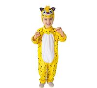 Ciao leopardino Tutina Peluche Bambino Costume Travestimento Originale Leo & Tig (Taglia 3-4 Anni) Leone, Colore 14593.3-4