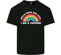 Ciao Mama E Papa Sono Un Gaysiano T-Shirt LGBT Per Bambini