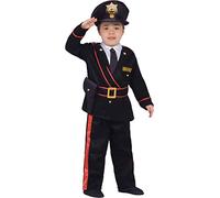 Ciao Maresciallo Carabiniere Costume Bambino (Taglia 4-6 Anni), Nero