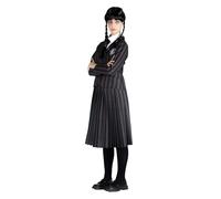 Ciao-mercoledì Addams Divisa Nevermore Academy Costume Bambina Ragazza Originale Wednesday (Taglia Parrucca Travestimento, Colore Nero, Grigio, 11320.XS