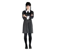 Ciao Wednesday Dress With Wig Multicolor 16 Years