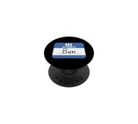 Ciao, mi chiamo Ben. Etichetta con nome divertente PopSockets PopGrip Adesivo