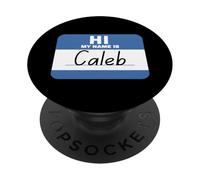 Ciao mi chiamo caleb tag nome divertente PopSockets PopGrip Adesivo
