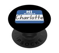 Ciao, mi chiamo Charlotte PopSockets PopGrip Adesivo