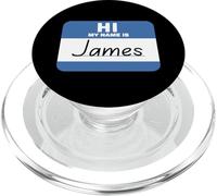 Ciao, mi chiamo James Funny NameTag PopSockets PopGrip per MagSafe