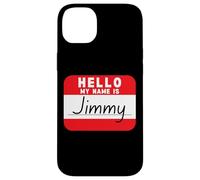 Ciao, mi chiamo Jimmy, etichetta con nome divertente Custodia per iPhone 14 Plus