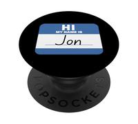 Ciao, mi chiamo Jon Funny PopSockets PopGrip Adesivo