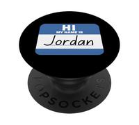 Ciao mi chiamo jordan divertente nome tag PopSockets PopGrip Adesivo