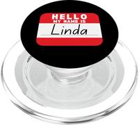 Ciao, mi chiamo Linda, etichetta con nome divertente PopSockets PopGrip per MagSafe