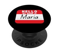 Ciao, mi chiamo Maria Funny Name-Tag PopSockets PopGrip Adesivo