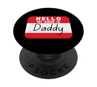 Ciao mi chiamo papà è divertente tag PopSockets PopGrip Adesivo