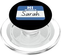 Ciao mi chiamo sarah divertente tag PopSockets PopGrip per MagSafe