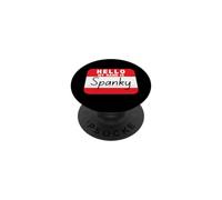Ciao, mi chiamo Spanky, etichetta con nome divertente PopSockets PopGrip Adesivo