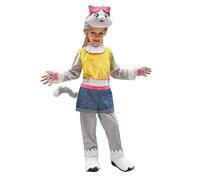 Ciao-Milady gattina 44 Gatti Costume Travestimento Bambina (Taglia 3-4 Anni) Hello Kitty, Colore Grigio, Rosa, 11239.3-4