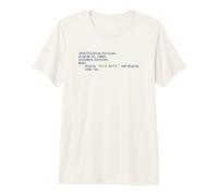 Ciao Mondo Codice COBOL - Sintassi della Luce Scheme Coder Design Maglietta Premium