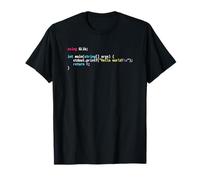Ciao Mondo Vala Code - Dark Sintassi Schema Coder Design Maglietta