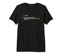 Ciao Mondo Vala Code - Dark Sintassi Schema Coder Design Maglietta Premium
