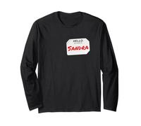 Ciao My Name Is Sandra Lazy Costume Fai da Te per Feste Maglia a Manica