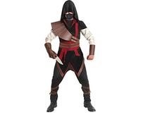 Ciao Ninja Assassin costume bambino, Nero/Marrone/Rosso, 9-11 anni