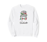 Ciao! - Occhiali da Sole da Donna Italiana, Motivo: Chignon disordinato Felpa