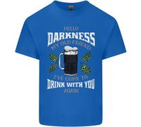 Ciao Oscurità Mio Vecchio Amico Divertente Guinness Uomo Cotone T-Shirt Tee Top