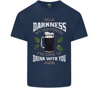 Ciao Oscurità Mio Vecchio Amico Divertente Guinness Uomo Cotone T-Shirt Tee Top
