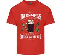 Ciao Oscurità Mio Vecchio Amico Divertente Guinness Uomo Cotone T-Shirt Tee Top
