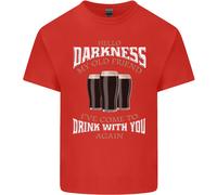 Ciao Oscurità Mio Vecchio Amico Divertente Guinness Uomo Cotone T-Shirt Tee Top