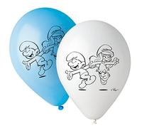 Palloncini stampati Puffi in lattice, 10 pezzi