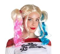 Ciao - Parrucca Harley Q Suicide Squad ragazza donna originale DC Comics