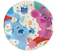 Ciao Piatti carta compostabili Blue's Clues (Ø18cm), 8 pezzi