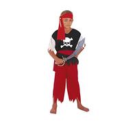 Ciao-Pirata Costume Bambino, Rosso, L (7-9 anni), 61032.L