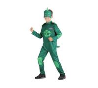 Ciao- Geco Geko costume travestimento bambino originale PJ Masks Superpigiamini (Taglia 5-7 anni) con maschera