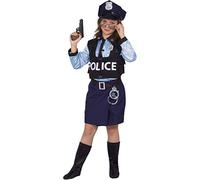 Ciao Poliziotta Special Police Costume Bambina, Blu, 7-9 Anni