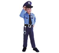 Ciao- Poliziotto Costume Travestimento Bambino (3 Anni) con Muscoli Imbottiti