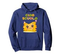 Ciao Primo Giorno di Scuola Insegnante Ravioli Bambini Felpa con Cappuccio