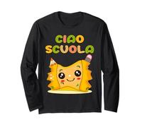 Ciao Primo Giorno di Scuola Insegnante Ravioli Bambini Maglia a Manica