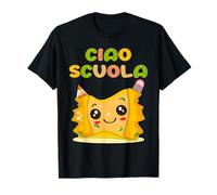 Ciao Primo Giorno di Scuola Insegnante Ravioli Bambini Maglietta