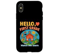 CIAO, PRIMO GRADO GUARDAMI IMPARARE L'inizio dell'apprendimento scolastico Custodia per iPhone X/XS