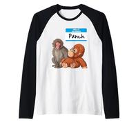 Ciao Punch Il Giappone Scimmia con Peluche Amico Animale Maglia con Maniche Raglan