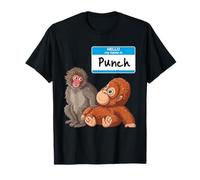 Ciao Punch Il Giappone Scimmia con Peluche Amico Animale Maglietta