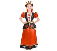 Ciao Regina di Cuori Wonderland Costume Travestimento Bambina Taglia 5-7 Anni