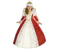 Ciao Regina di Russia costume bambina, Rosso/Bianco, 4-5 Anni