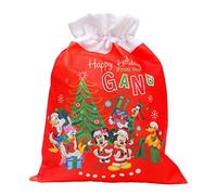 Ciao- Sacco Doni Natale Disney Small, Rosso, S, 90937